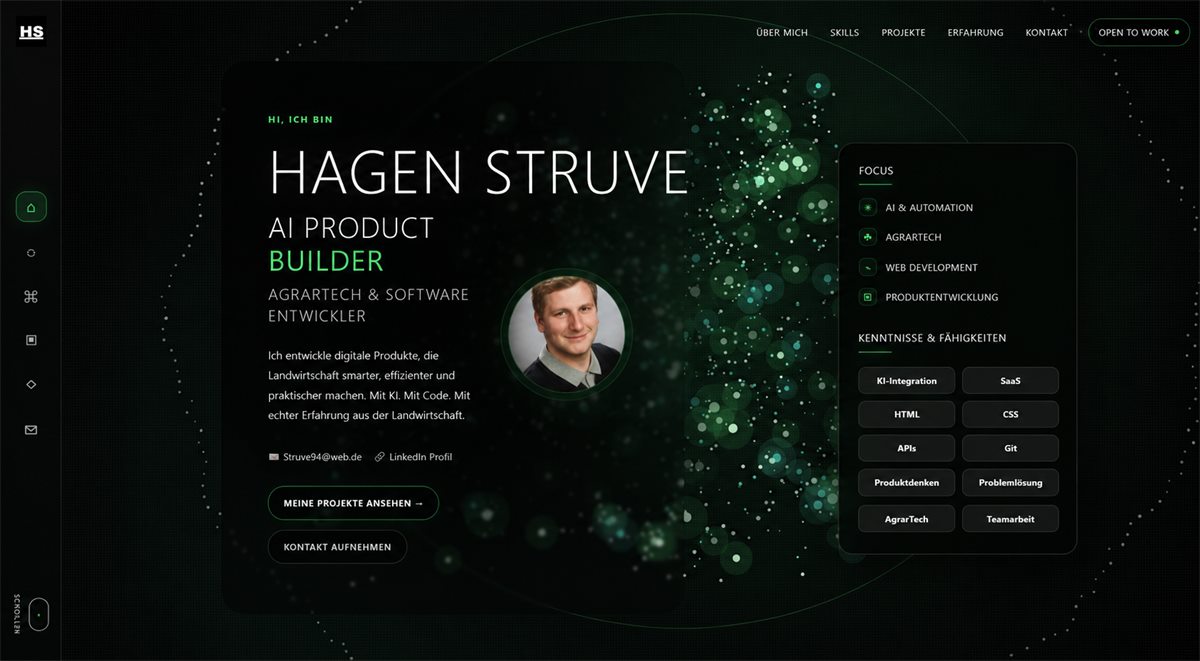 Screenshot Hagen Struve Portfolio